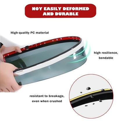 in-Channel Rain Guards 4-Piece Compatible with 2019-2025 Toyota RAV4 Window Visors Side Window Deflectors Vent Visor Shield Shade - size: 2019-2025 Toyota RAV4