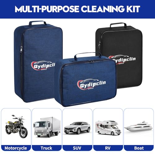Qydipclin 35Pcs Car Detailing Kit, Car Detailing Brush Set, Car Wash Cleaning Kit, Car Detailing Brushes, Professional Car Care Kit for Interior Exterior Wheels, Blue - size: 35pcs