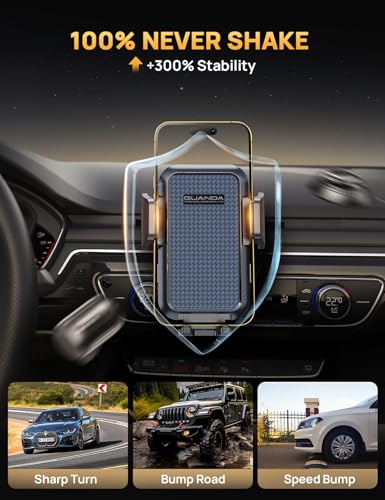 CD Slot Phone Mount, Upgraded Car Phone Holder [Thick Cases Friendly], 360° Adjustable Universal Phone Mount for Car CD Slot Mount for iPhone & Android Cell Phones (Light Grey) - color: Light Grey