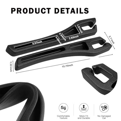 No Drop Seat Guard, Car Seat Gap Filler, Car Gap Filler Organizer, Universal Drop Seat Guards for Cars, Car Accessories Interior Prevent Stop Cellphone Wallet Keys Coins and Card from Dropping