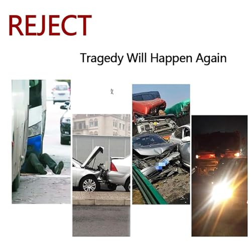 Car Tripod Warning Sign, Solar Waterproof Triangle Emergency Lights, Solar Charging/3-Position Adjustment, for Car Maintenance Roadside Assistance.