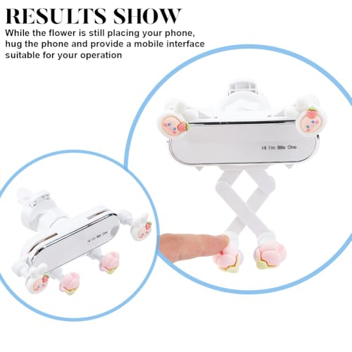 Car Cellphone Holder Cute Zodiac Rabbit Car Phone Holder Adorable Car Phone Holders Cute Phone Holders for Your Cars Phones Mount with Sturdy Air Vent Clip for All Smartphones - style: Zodiac Rabbit