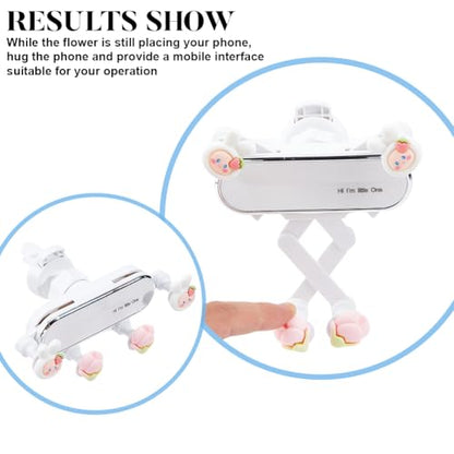 Car Cellphone Holder Cute Zodiac Rabbit Car Phone Holder Adorable Car Phone Holders Cute Phone Holders for Your Cars Phones Mount with Sturdy Air Vent Clip for All Smartphones - style: Zodiac Rabbit