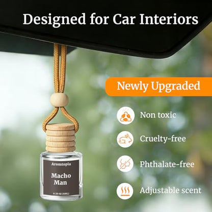 Car Air Fresheners, Hanging Car Fragrance Diffuser, Aromtopia Elegant Hotel-Inspired Scent, Car Odor Eliminator, Long-Lasting, Car Accessories Gift for Women & Men Gift (Hotel Ritz-Carlton), Pack of 2