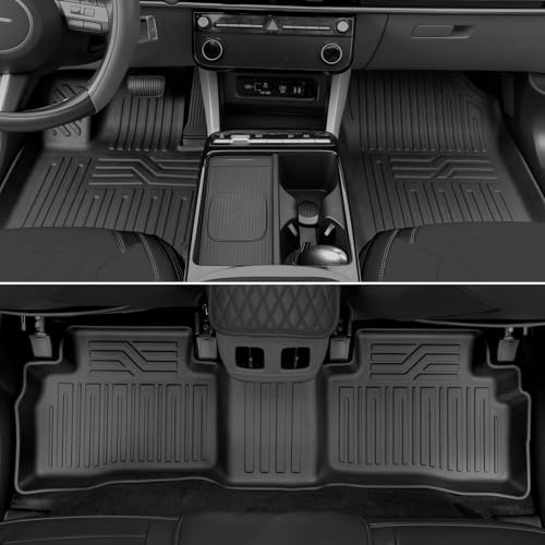 Floor Mats for Hyundai Tucson Hybrid 2022-2026, All Weather Floor Mats Trunk Cargo Liner with Backrest Protectors Accessories, Full Coverage Set (Not fit PHEV) - size: For Hyundai Tucson Hybrid | 2022-2026