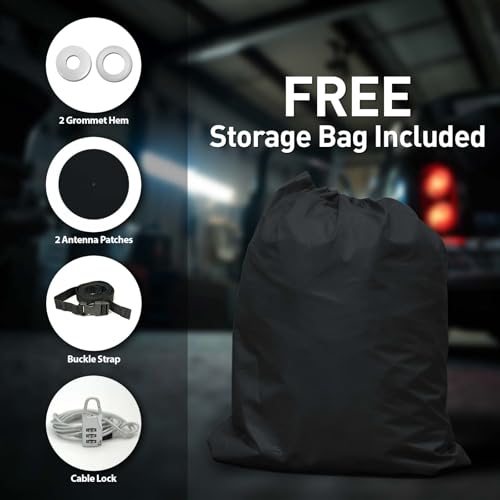 Ultimum Lite Truck Car Cover for 1992-2000 Chevrolet Chevy C/K Pickup Truck Crew Cab 6.5 ft Bed with Zipper Breathable All Weather Protection Scratch, Dust, Sun, Snow, Rain Protection Indoor Outdoor - color: Black