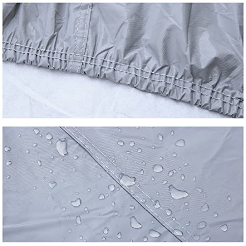 uxcell 3XXL+ PEVA Car Cover Outdoor Waterproof Breathable Snow Heat Resistant 570 x 190 x 160cm