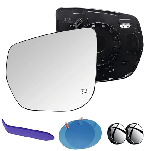 EAP Driver Side Mirror Glass Compatible With Jeep Grand Cherokee 2022-2026, Grand Cherokee L 2021-2026, Heated Without Auto Dimming - color: Driver - Heated