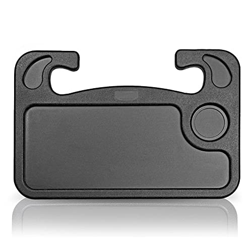 Car Steering Wheel Desk | Car Tray Table for Eating & Storing Laptop, Travel Car Accessories fits Most Vehicles Steering Wheels