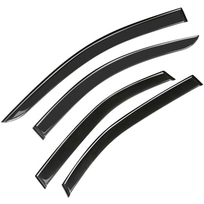 Window Visor Wind Deflector, 4PCS Tape-On Rain Guards for 2026 Toyota RAV4, Outside Mount Sun Shade Side Window Vent Visors, Black