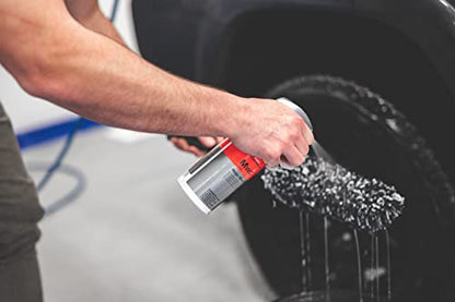 Detail Factory Wheel Brush Kit with Interchangeable Microfiber Covers | Ultra-Soft Cleaning, Washing and Detailing Wheels, Tires Rims - color: Gray