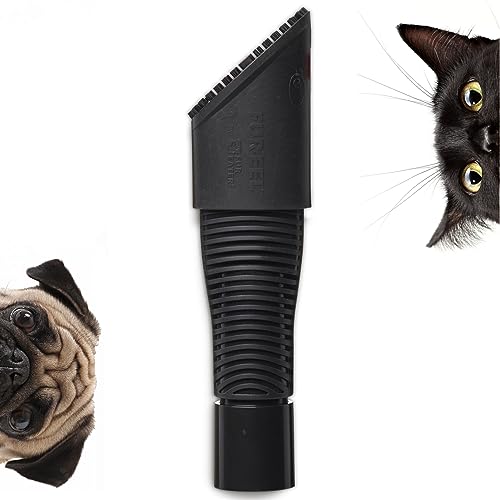Fur-EEL Pet Hair Removal Tool for Car & Home | Universal Vacuum Attachment for Dog & Cat Hair | Fits 1-1/4" or 1-3/8" Hoses | Lint Remover with Soft Rubber Bristles | Easy to Clean & Reuse - color: Pro V.1.0