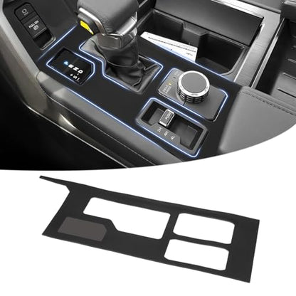 Autorder Central Control Gear Shift Panel Trim Cover for 2022 2023 2024 2025 2026 Toyota Tundra/Sequoia Accessories,Silicone Dashboard Gear Shift Cover Panel for Scratch & Dust Resistant - Black - size: 2022-2026 Toyota Tundra/Sequoia