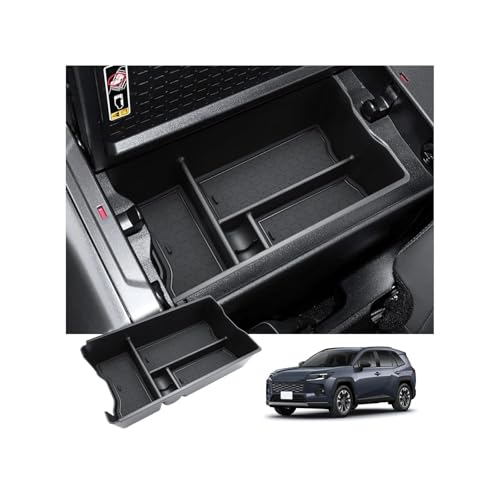 BIXUAN 2026 RAV 4 Center Console Organizer for 2026 Toyota RAV 4 (LE/SE/XLE Premium/Woodland/XSE/Limited) Armrest Box Insert Middle Console Storage Box 2026 RAV 4 Accessories - color: Black2