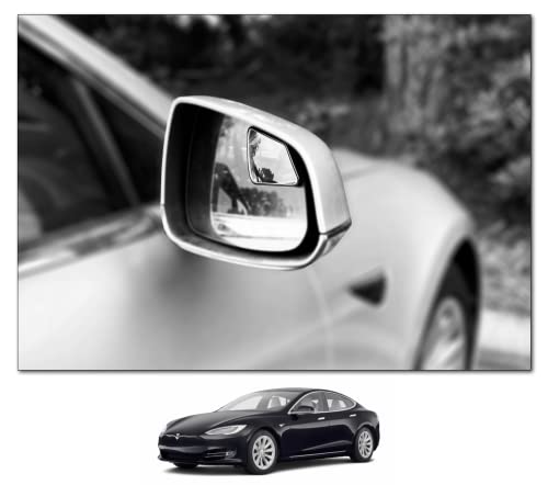 Blind Spot Mirrors- Compatible with Tesla Model S Extended View - 2 Piece Set (Left & Right) - size: Model S