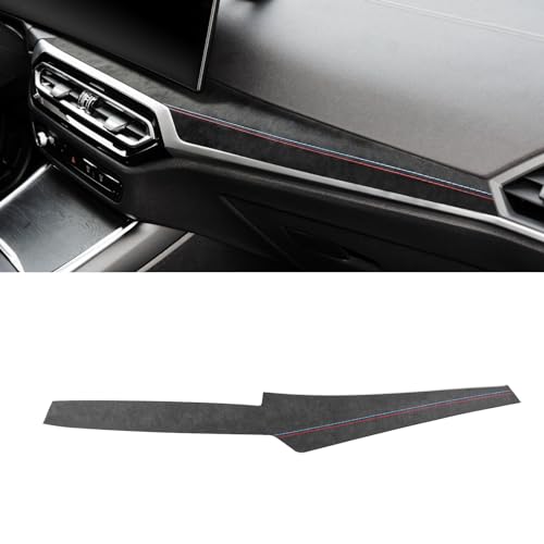 Betterhumz Car Central Instrument Dashboard Cover Trim Compatible with BMW G20 G28 G42 G23 3 4 Series 318i 320i 330i M340i 2020-2023 Car Interior Accessories for Alcantara Style B - size: Suede B