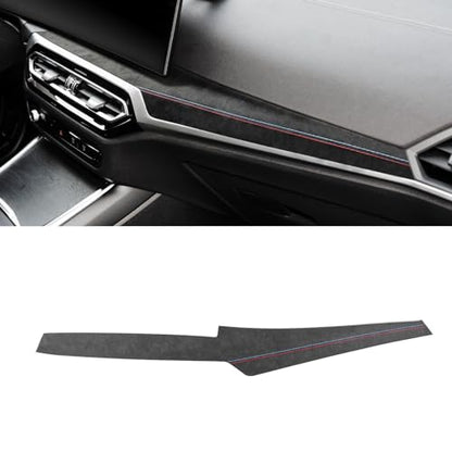 Betterhumz Car Central Instrument Dashboard Cover Trim Compatible with BMW G20 G28 G42 G23 3 4 Series 318i 320i 330i M340i 2020-2023 Car Interior Accessories for Alcantara Style B - size: Suede B