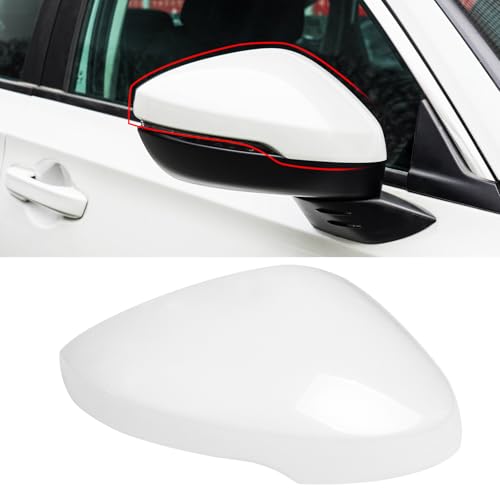 Moonlinks Compatible with Honda Civic 11th Gen 2022-2025 LX Si Sport Type R Side Mirror Cover Replacement, White Right Passenger Side Clip-on Mirror Cap WITH Turn Signal - color: Right White