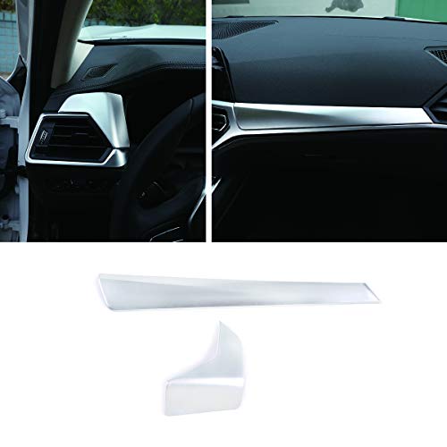 ABS Car Center Console Dashboard Decoration Panel Trim For BMW G20 G28 325li 3 Series 2019 2020 (Silver) - size: Silver