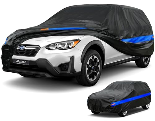 SUV Car Cover Waterproof All Weather for Automobiles, Universal Fit Kia Soul, Subaru CrossTrek/Forester, Ford Escape, Hyundai Tucson, Honda Element, Lincoln MKC, Mazda CX-30 etc. - color: 2-SUV car cover, size: 2-For SUV Jeep up to 181 inch