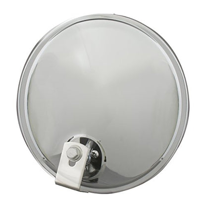 GG Grand General 33251 Stainless Steel 8” Convex Blind Spot Mirror with Offset Mount for Trucks, Buses, Utility Vehicles and More - size: 8", style: Offset-Stainless Steel