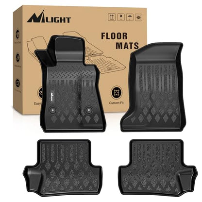 Nilight TPE Floor Mats for Chevy Chevrolet Camaro 2016 2017 2018 2019 2020 2021 2022 2023 2024 All Weather Custom Fit Heavy Duty Floor Liners - color: 2016-2024 Chevy Camaro