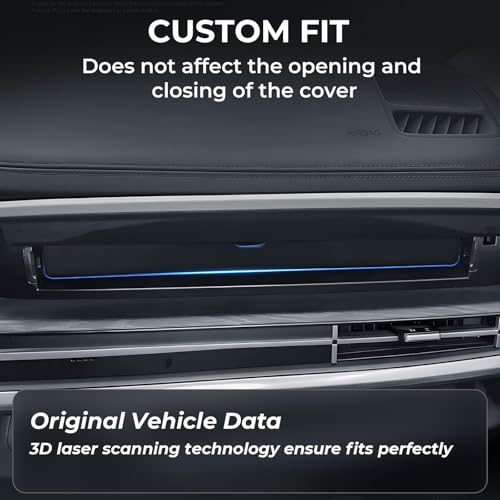 Upper Glove Box Organizer for Hyundai Santa Fe 2026 2025 2024, Interior Accessories Passenger Side Storage Drawer Box Organizer Insert Tray for 2024-2026 Santa Fe, Black - style: 6) Fits for 2024-2026 Santa Fe