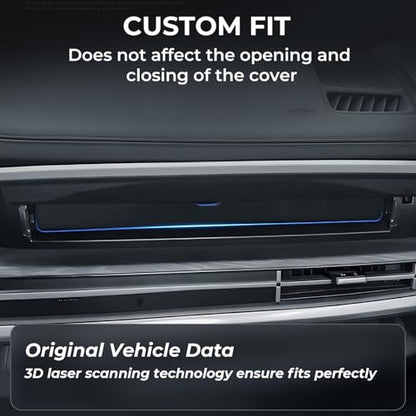 Upper Glove Box Organizer for Hyundai Santa Fe 2026 2025 2024, Interior Accessories Passenger Side Storage Drawer Box Organizer Insert Tray for 2024-2026 Santa Fe, Black - style: 6) Fits for 2024-2026 Santa Fe