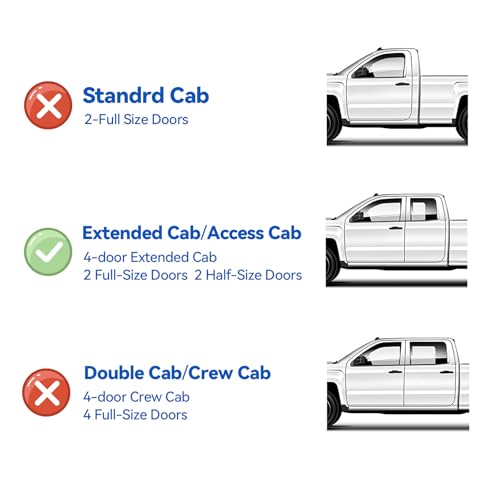 Window Visor for 1995-2004 Toyota Tacoma Access/Extended Cab, Out-Channel Rain Guards Shields Vent Deflector Shade Wind Dark Smoke for 95-04 Tacoma, Outside-Mount, 4PCS - style: For 1995-2004 | Toyota Tacoma | Access/ Extended Cab | Out-Channel