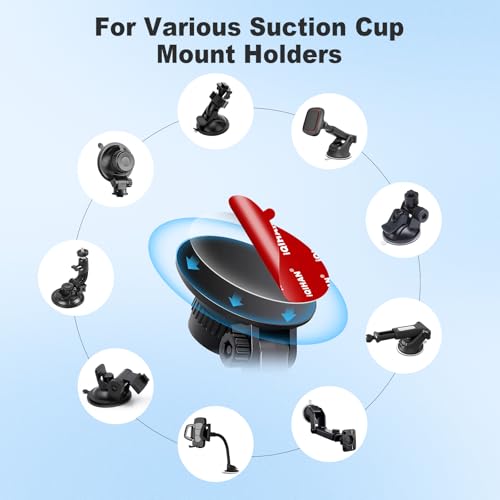 Dashboard Sticky Pad for Car Phone Mount, Strong Adhesive Sticker Double-Sided Anti Slip Gel Pad Adhesive Replacement Mounting Tape for Magnetic Car Cradle Magnet Phone Holder (3.15" / 80mm) - size: 3.15" / 80mm