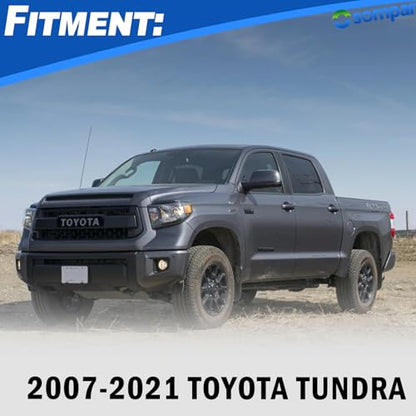 Osompar Gray Outer Rear View Mirror Cover Cap Front Driver Passeger Side for Toyota Tundra 2007-2021 Toyota Sequoia - color: Gray