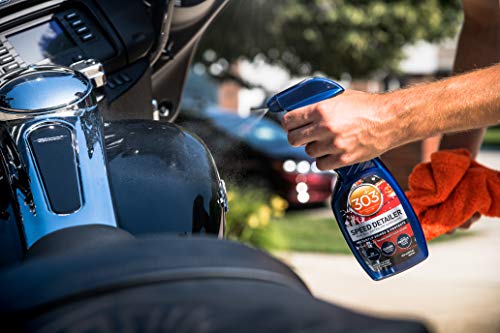 303 Products Speed Detailer - For All Exterior Automotive Surfaces - Instantly Shines And Protects Paint - Cleans Between Washes - UV Protection, 16 fl. oz. (30216CSR) Packaging May Vary - size: 16 Fl Oz (Pack of 1)