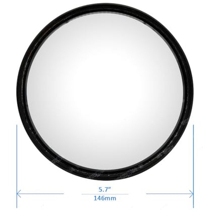 5.7 Inch Convex Round Mirror Blind Spot For Isuzu Mitsubishi Fuso Truck Bus Atv Utv Tractor Room Adjustable Bracket 2 Pcs - color: 2 Pcs (5.7")