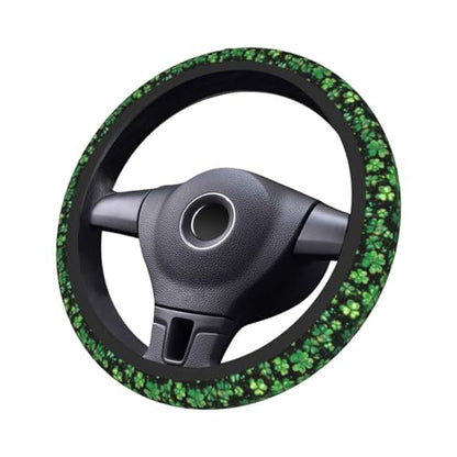 St. Patrick's Day Steering Wheel Covers Non Slip Neoprene Universal 15 Inch Steering Wheel Protector Car Cover for Men Women - color: St. Patrick's Day