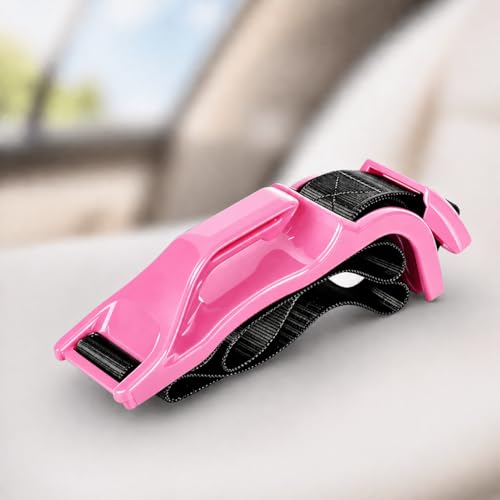 Seat Belt Shoulder Pad Cushion, Soft Universal Seatbelt Cover, Breathable Anti-Slip Comfort Pad, Easy Install, Washable Car Accessory for Driving Travel (Pink) - color: Pink