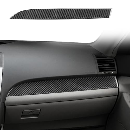 Carbon Fiber Passenger Side Central Control Dashboard Panel Trim Interior Compatible with Toyota Camry 2007 2008 2009 2010 2011 Accessoriess - color: Black 15