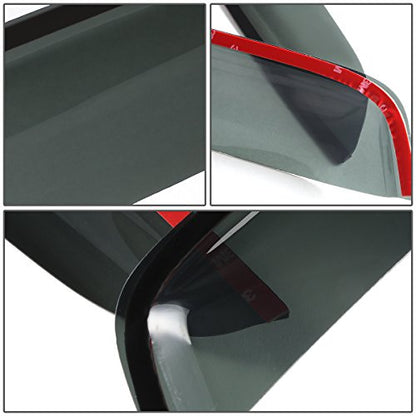 Auto Dynasty Rain Guards Tape-On Compatible with 2011-2014 Dodge Durango, Acrylic 4pcs Window Visor Deflector - size: 11-14 Dodge Durango