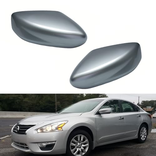 Mirror Cover Caps Housing Replacement for Nissan Altima 2013-2018 (Silver) - style: SILIVER