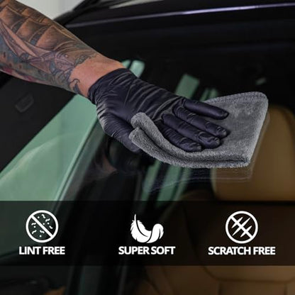CERAKOTE Microfiber Towels (24 Pack) - Cleaning and Application Towels Durable Microfiber Material - 300 GSM Lint-Free Towel - Ideal for Cars, Home, Shop and Office Cleaning - size: 12.5" x 12.5" (Pack of 2)