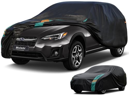 SUV Car Cover Custom Fit for Subaru Crosstrek(2012-2025), Waterproof All Weather for Automobiles, Outdoor Full Cover with Windproof Clip Straps. - size: 6 Custom Fit Subaru Crosstrek