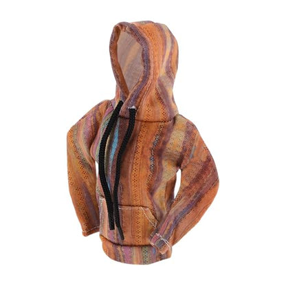 1 Pc Universal Gear Shift Knob Cover Automotive Manual Stick Shifting Handle Protector Hoodie Style Colorful Gradient Polyester