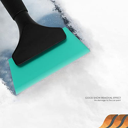 EHDIS Small Squeegee 5 inch Rubber Window Tint Windshield Scraper for Car,Glass, Mirror, Shower, Door,Bathroom Cleaning (Light Blue) - color: Light Blue