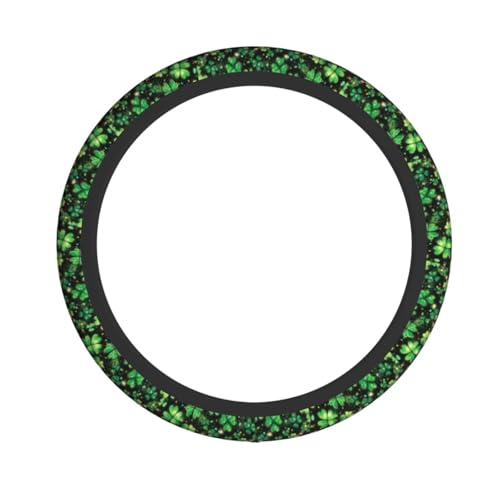 St. Patrick's Day Steering Wheel Covers Non Slip Neoprene Universal 15 Inch Steering Wheel Protector Car Cover for Men Women - color: St. Patrick's Day