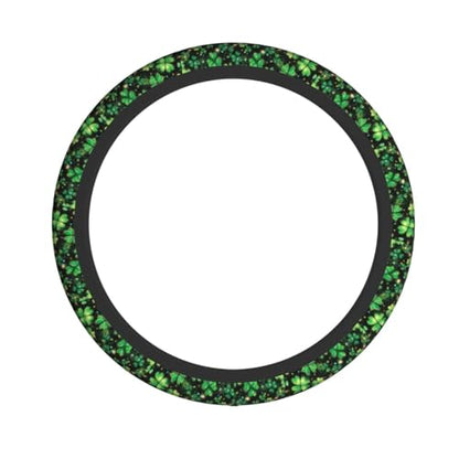St. Patrick's Day Steering Wheel Covers Non Slip Neoprene Universal 15 Inch Steering Wheel Protector Car Cover for Men Women - color: St. Patrick's Day