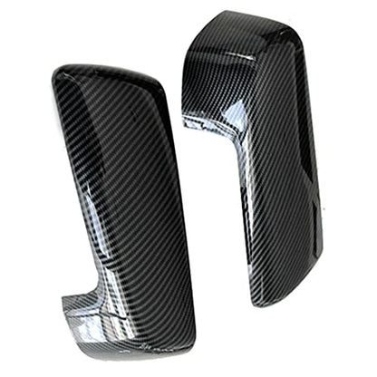 Door Wing Mirror Cover Side Rear View Mirror Cover Case Rearview Mirror Housing Carbon Fiber/Black 2019-2023 Compatible with Chevrolet Silverado 1500 Compatible with GMC Sierra 1500