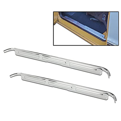 G-PLUS Door Sill Plates w/Hardware Compatible with Chevy/GMC Truck C10 C20 C30 K10 K20 K30 1967 1698 1969 1970 1971 1972 Sill Plates Guards Accessories Chrome 28864 - size: 1967-1972 Chevy/GMC