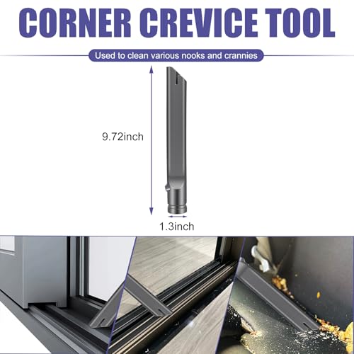 V6 Brush Attachments Kit Compatible with Dyson DC34 DC44 DC59 Accessories DC16 DC24 DC35 DC56 Animal Cord Free Handheld Motorhead Vacuum 5 Pcs Set