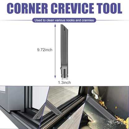 V6 Brush Attachments Kit Compatible with Dyson DC34 DC44 DC59 Accessories DC16 DC24 DC35 DC56 Animal Cord Free Handheld Motorhead Vacuum 5 Pcs Set