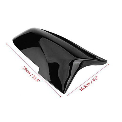 Black Rearview Mirror Cover Cap Compatible with BMW 228i 435i 116i 118i 120i 125i 130i 218i 220i 320i 328i 330i 335i 420i 428i 435i F21 F30 F31 F32 F33 F36 - color: Gloss Black