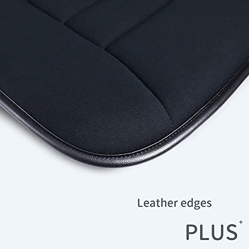 Thick Seat Cushion Memory Foam Car Seat Cushion Pad for Car Driver Seat Office Chair, Thickened Black - color: Thickened Black